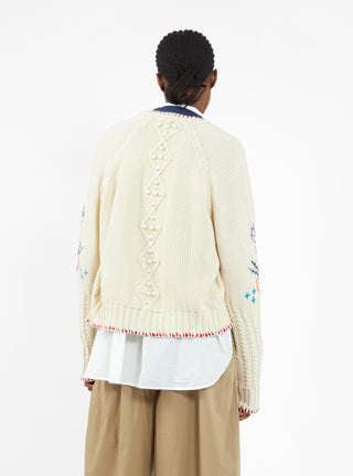 Lotus Cardigan Cream by YMC | Couverture & The Garbstore