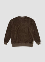 Daisy Age Towelling Sweatshirt Dark Olive by YMC | Couverture & The Garbstore