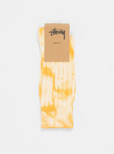 Dyed Ribbed Crew Socks Yellow by Stüssy | Couverture & The Garbstore