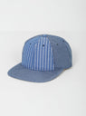 SBW Striped Cotton Baseball Cap Blue Stripe by Poten | Couverture & The Garbstore