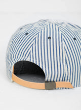 SBW Striped Cotton Baseball Cap White Stripe by Poten | Couverture & The Garbstore