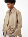 GORE-TEX Short Soutien Collar Coat Beige by nanamica | Couverture & The Garbstore
