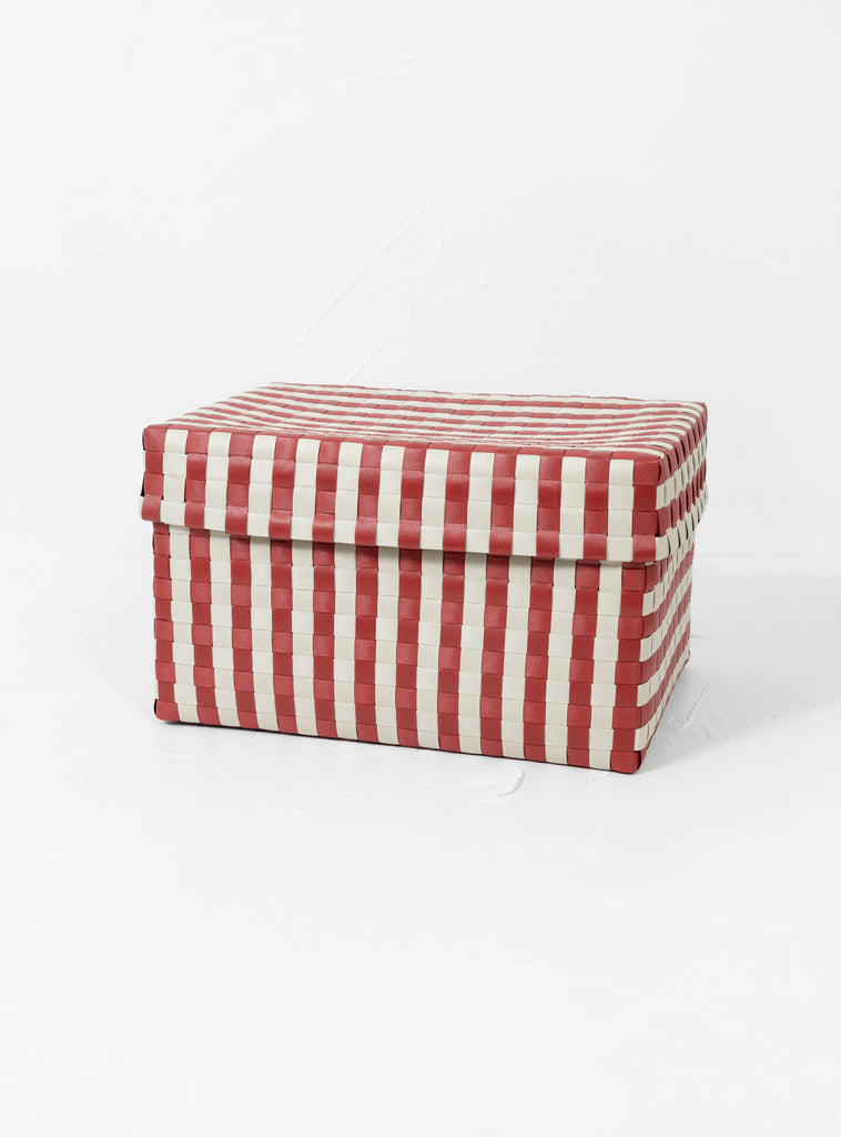 Maxim Stripe Box Large Red by HAY by Couverture & The Garbstore