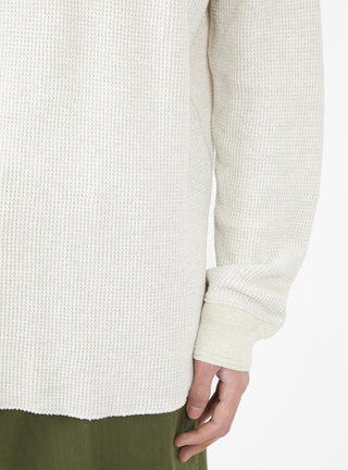 Thermal Long Sleeve Crewneck Oatmeal by Beams Plus | Couverture & The Garbstore