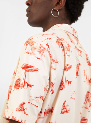Keys Shirt Bone White & Red by One of These Days | Couverture & The Garbstore