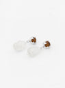 Beam Pearl Earrings Amber Brown by CLED | Couverture & The Garbstore