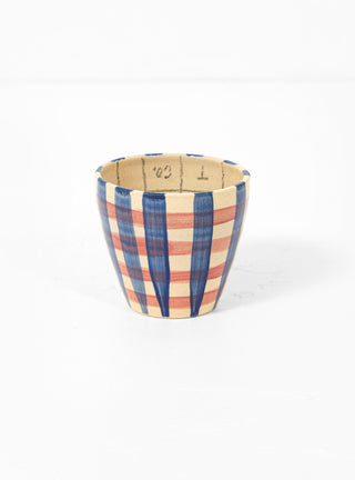 Checked Mug Blue & Red by In August Company | Couverture & The Garbstore