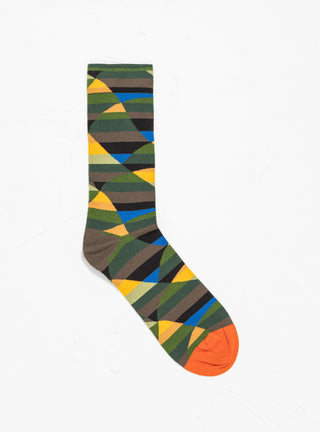 Triangle Socks Green by Bonne Maison | Couverture & The Garbstore