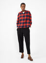 Gorky Shirt Red & Navy Check by Bellerose | Couverture & The Garbstore