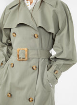Sofie Trench Coat Khaki Green by Rejina Pyo | Couverture & The Garbstore