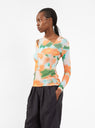 Annette Top Orange & Green by Rejina Pyo | Couverture & The Garbstore