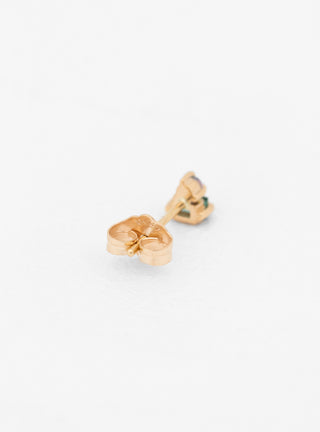 Single Column Stud Earring Gold by WWAKE | Couverture & The Garbstore