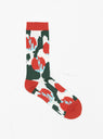 Blurry Dots Socks Femme Green & Red by Henrik Vibskov | Couverture & The Garbstore