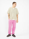 Stock Logo Sweatpants Pink by Stüssy | Couverture & The Garbstore