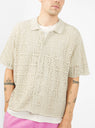 Crochet Shirt Natural by Stüssy | Couverture & The Garbstore