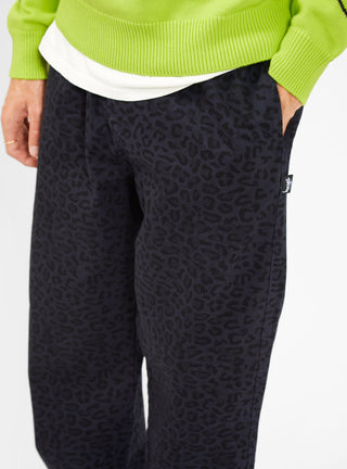 Leopard Beach Trousers Ink Blue by Stüssy | Couverture & The Garbstore