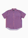 Striped Silk Shirt Blue & Pink by Stüssy | Couverture & The Garbstore