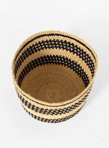 Apika Basket Natural & Black by Baba Tree | Couverture & The Garbstore