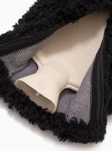 Sheepskin Hot Water Bottle Black by Natures Collection | Couverture & The Garbstore