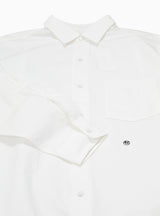 Regular Collar Wind Shirt White by nanamica | Couverture & The Garbstore
