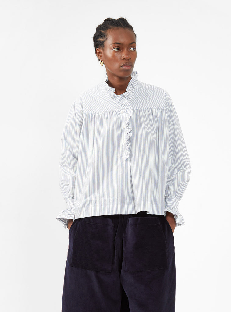 Sophie Cotton Shirt Blue by Couverture x Cawley by Couverture & The Garbstore