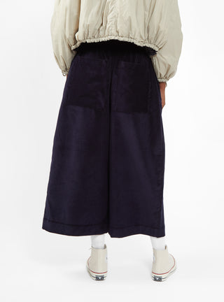 May Needlecord Trousers Navy by Cawley | Couverture & The Garbstore