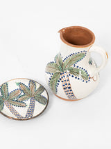Palm Tree Jug & Plate Set White & Green by Malaika | Couverture & The Garbstore