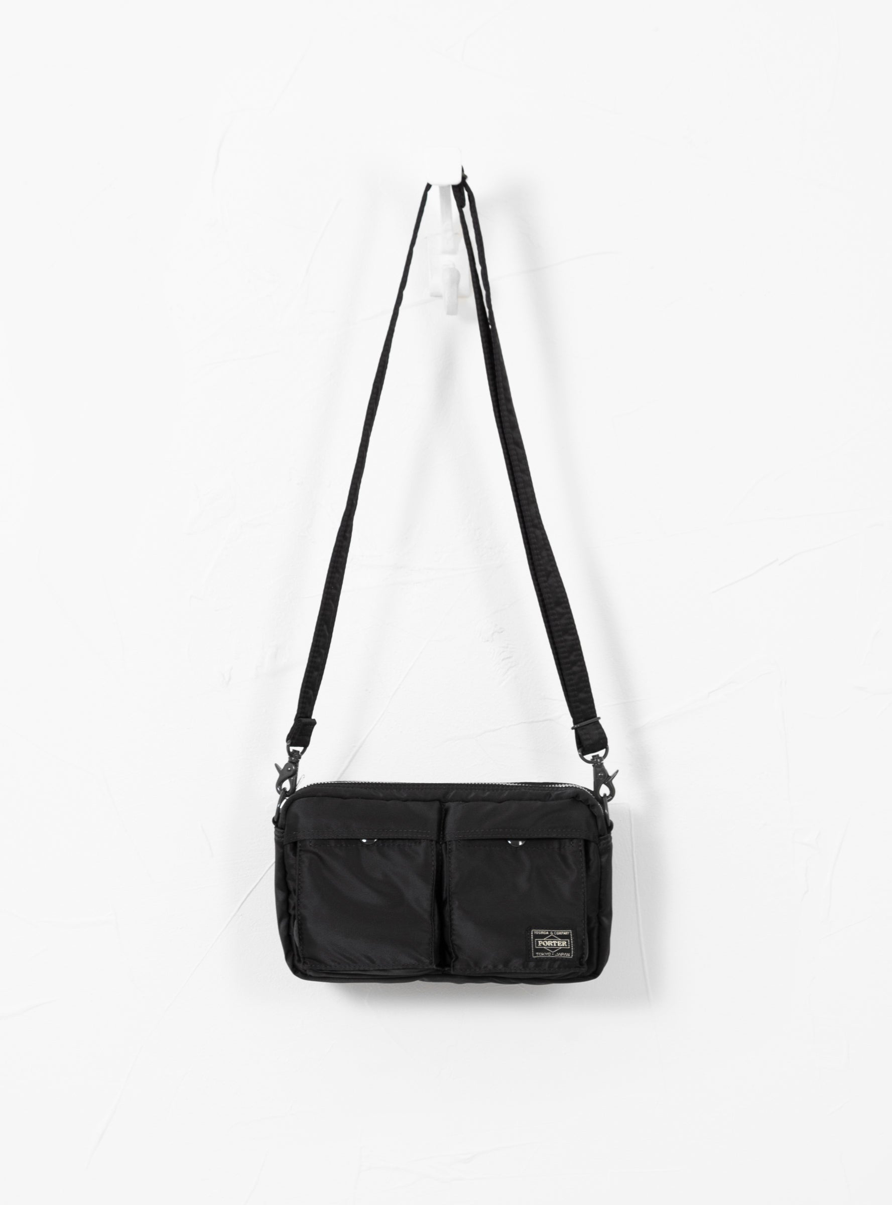 TANKER Clip Shoulder Bag Black by Porter Yoshida & Co