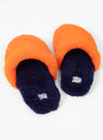 Hotel Slippers Orange & Black by Toasties | Couverture & The Garbstore