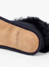 Sock Slippers Navy by Toasties | Couverture & The Garbstore