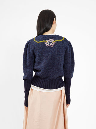 Inga Cardigan Navy by AYNI | Couverture & The Garbstore