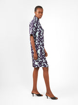 Daruza Dress Sky Blue & Purple Reptile by Christian Wijnants | Couverture & The Garbstore