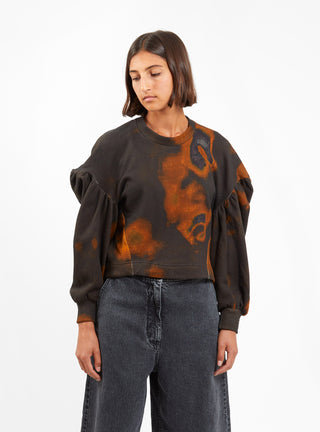 Shorty Sweatshirt Black & Rust by Anntian | Couverture & The Garbstore