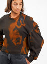 Shorty Sweatshirt Black & Rust by Anntian | Couverture & The Garbstore