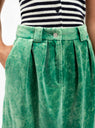 Velvet Long Skirt Green by Anntian | Couverture & The Garbstore