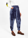 Velvet Easy Pant Trousers Blue by Anntian | Couverture & The Garbstore