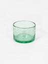Oli Water Glass Low Green by ferm LIVING | Couverture & The Garbstore