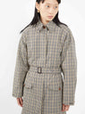 Weather Trench Coat Beige Checks by YMC | Couverture & The Garbstore