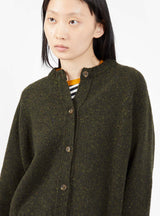 Atomic Cardigan Dark Green by YMC | Couverture & The Garbstore
