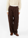Keaton Trouser Brown by YMC | Couverture & The Garbstore