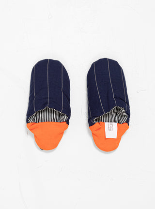 House Slippers Navy Stripe by Merippa | Couverture & The Garbstore