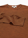 Thurston Cotton Slub T-shirt Brown & Orange by YMC | Couverture & The Garbstore