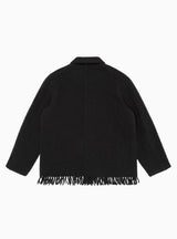 Labour Chore Fringed Jacket Black by YMC | Couverture & The Garbstore