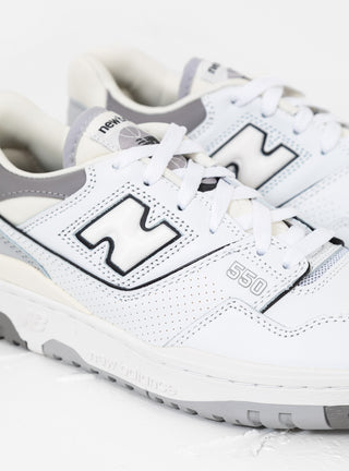 BB550PWA Sneakers White & Marblehead by New Balance by Couverture & The Garbstore
