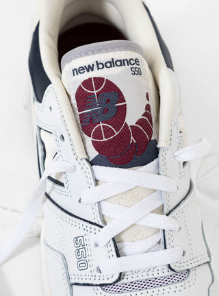 BB550PWB Sneakers White & Natural Indigo by New Balance by Couverture & The Garbstore