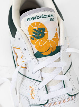 BB550PWC Sneakers White & Nightwatch Green by New Balance | Couverture & The Garbstore