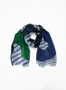 Samba Scarf Navy & Green by Mapoesie | Couverture & The Garbstore