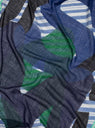 Samba Scarf Navy & Green by Mapoesie | Couverture & The Garbstore