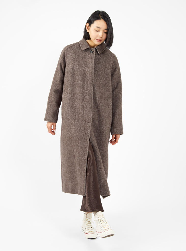 Mary Coat Dark Brown by Skall Studio | Couverture & The Garbstore