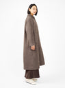Mary Coat Dark Brown by Skall Studio by Couverture & The Garbstore